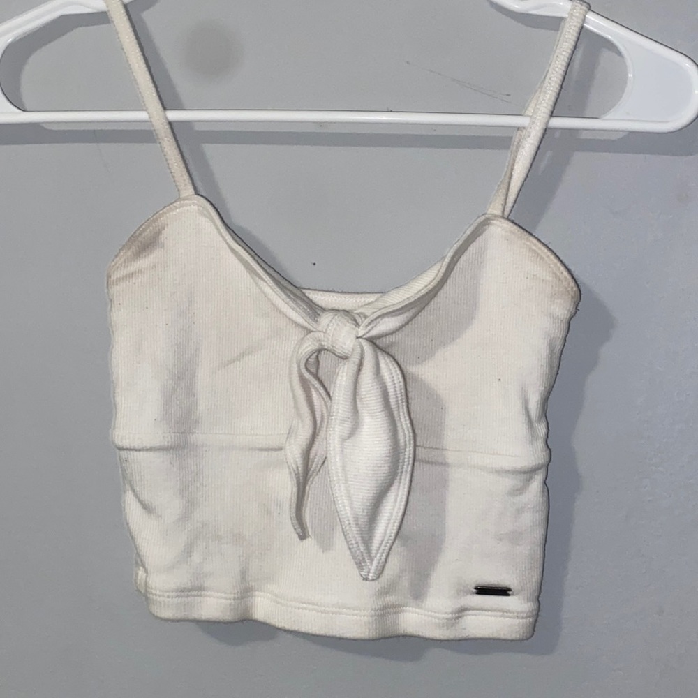 Hollister Tie-Front Tank Top